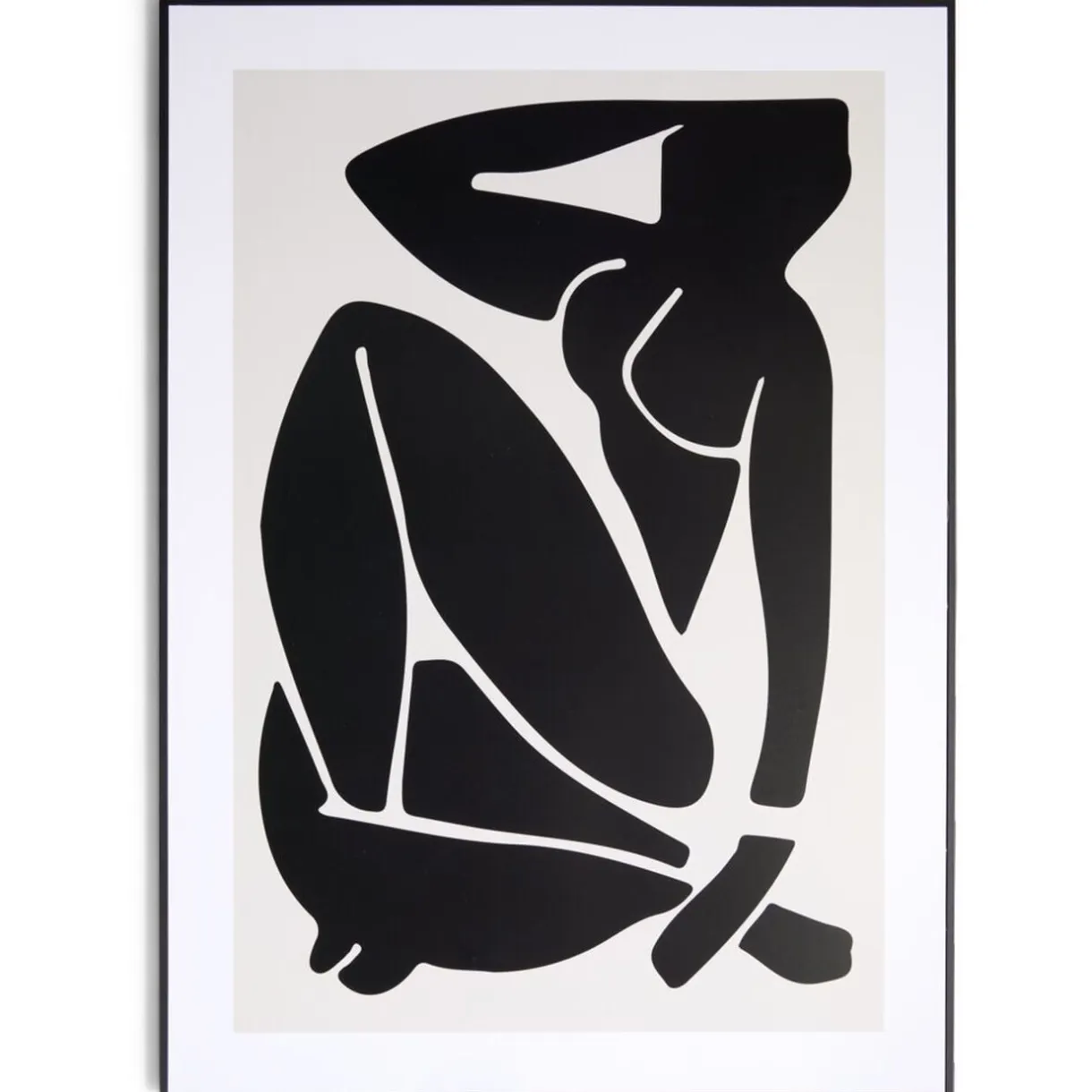 Cadre déco en bois inspiration Matisse nu noir 50x70cm < Gifi Clearance