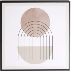 Cadre déco en bois motif abstrait 30x30cm < Gifi Clearance