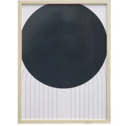 Cadre décoratif en bois MDF et papier 30x40cm (2 modèles)