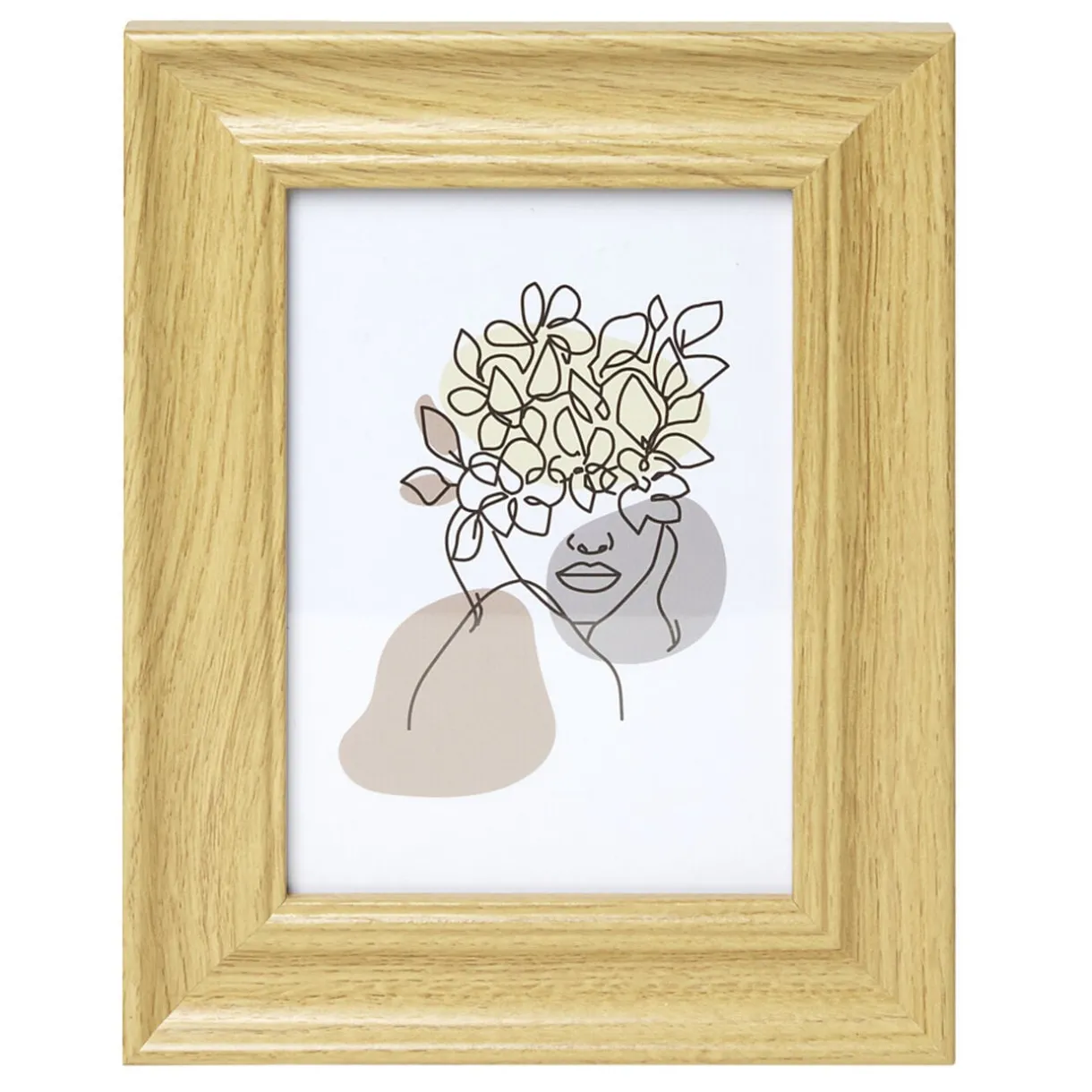 Cadre photo bois beige 18,5x24,5cm < Gifi