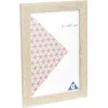 Cadre photo bois blanchi 26x34cm pour photo 21x29,7cm < Gifi