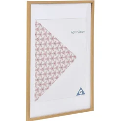 Cadre photo bois clair 50x70cm pour photo 40x50cm < Gifi Best