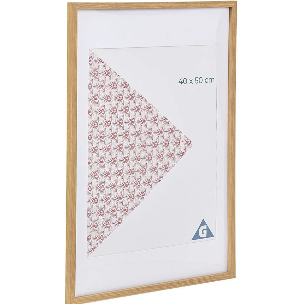 Cadre photo bois clair 50x70cm pour photo 40x50cm < Gifi Best