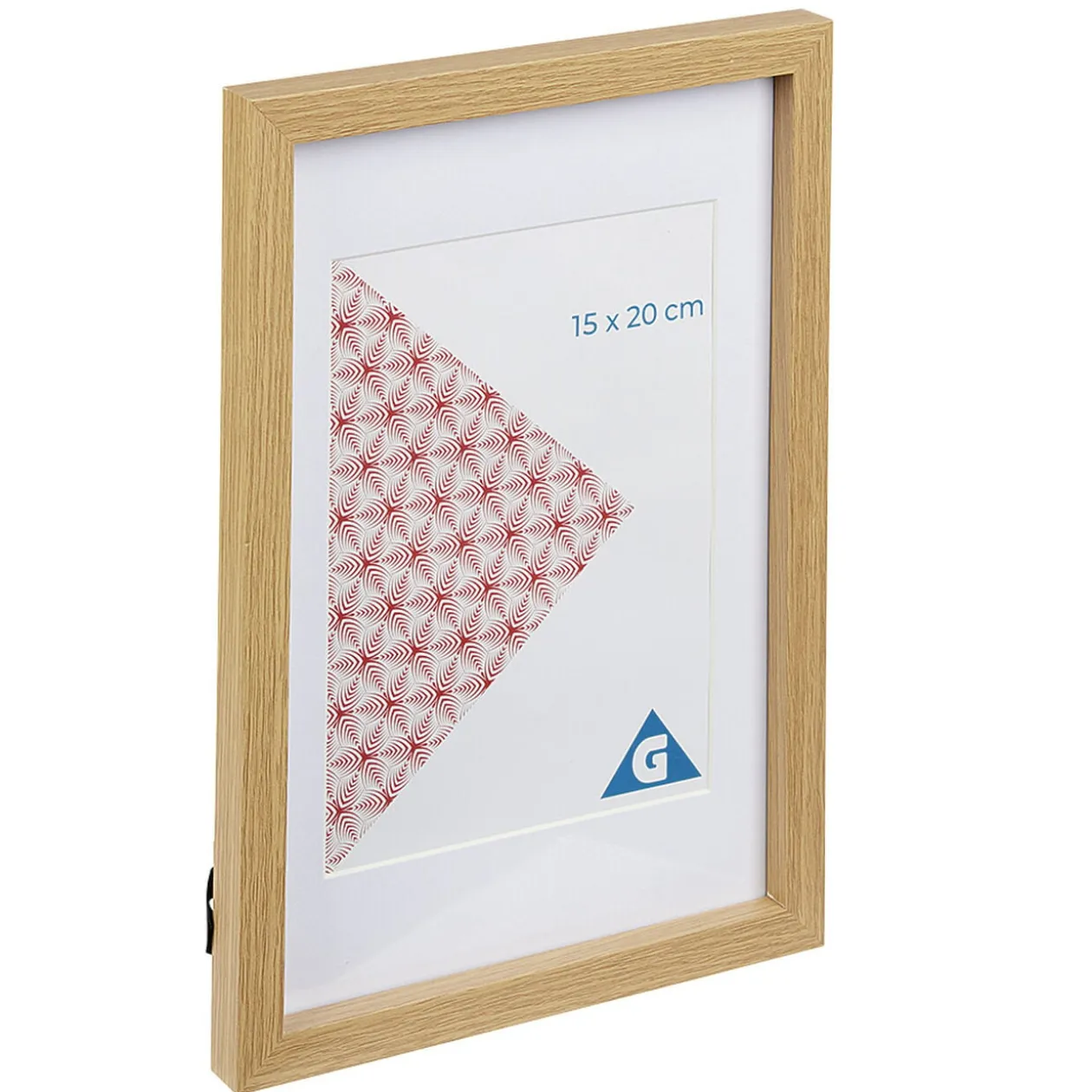 Cadre photo bois clair 21x30cm pour photo 15x20cm