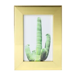 Cadre photo bord doré ou argenté 14xH19cm (2 modèles) < Gifi Hot