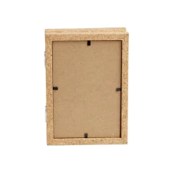 Cadre photo double en bois 25x17cm pour photo 10x15cm