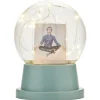Cadre photo forme boule avec LED Ø10xH14cm (3 modèles)