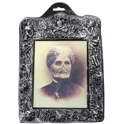 Cadre photo Halloween 3D lenticulaire plastique noir 21x30cm