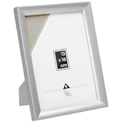 Cadre photo plastique argenté 16x21cm pour photo 13x18cm < Gifi Hot