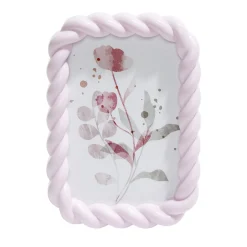 Cadre photo plastique contour torsadé 13x18cm (4 modèles)