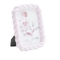 Cadre photo plastique contour torsadé 13x18cm (4 modèles)