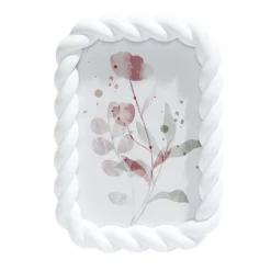 Cadre photo plastique contour torsadé 13x18cm (4 modèles)