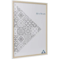 Cadre photo plastique effet bois 54x74cm pour photo 50x70cm < Gifi Hot