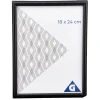 Cadre photo plastique noir 19x25cm pour photo 18x24cm < Gifi New