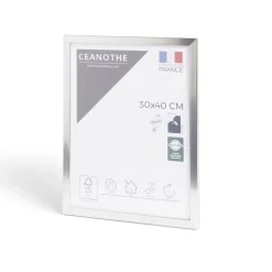 Cadre photo résine gris acier 32,7x42,7cm pour photo 30x40cm < Gifi Clearance