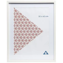 Cadre photo 45x55 blanc en bois < Gifi Best