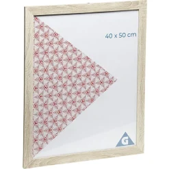 Cadre photo 45x55 gris en bois