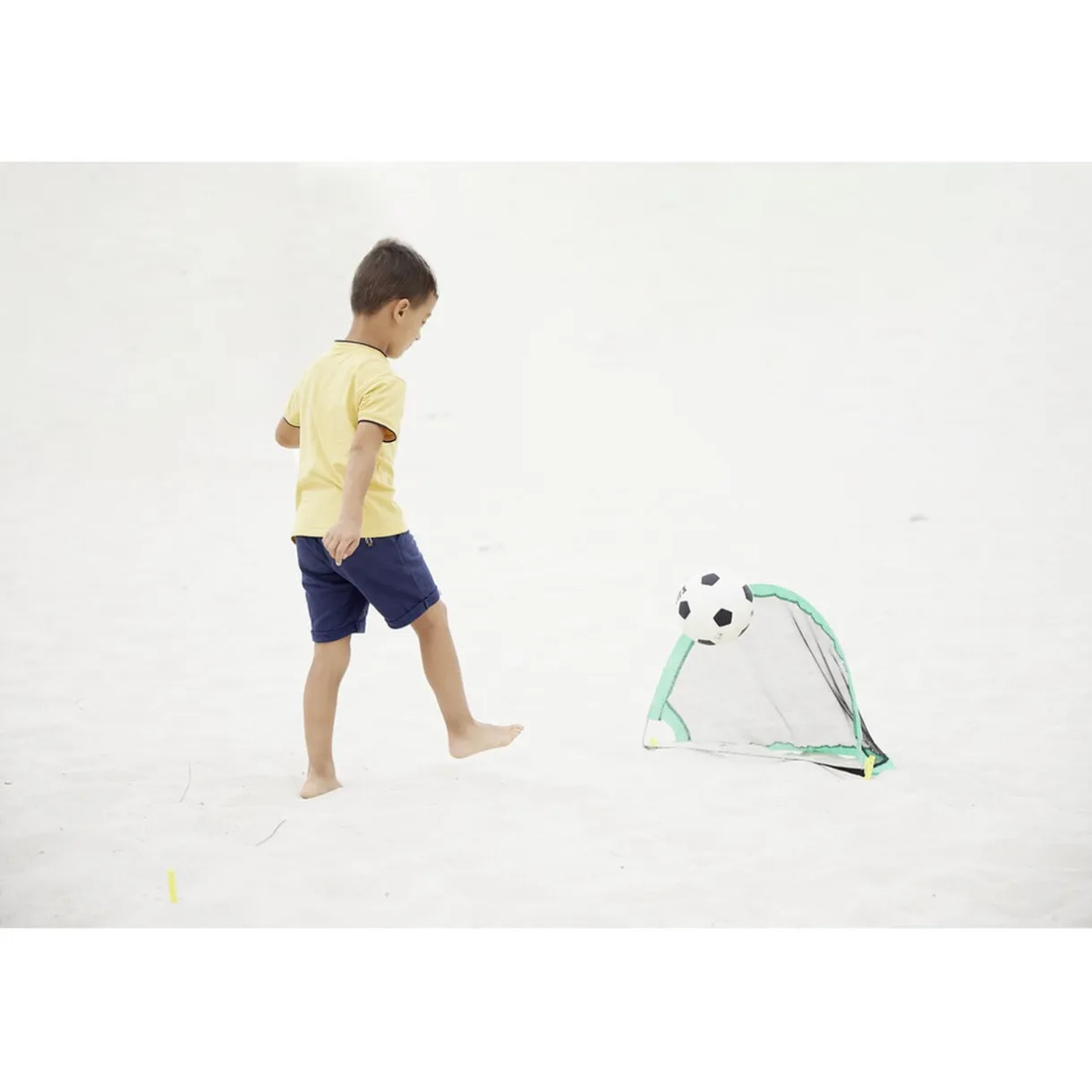 Cage de foot pop-up pliable bleu 60x40xH40cm (2 pièces) < Gifi Outlet
