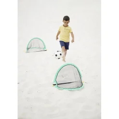 Cage de foot pop-up pliable bleu 60x40xH40cm (2 pièces) < Gifi Outlet