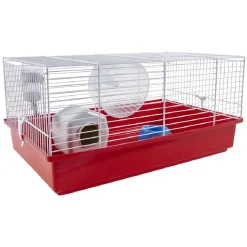 Cage pour rongeur avec 4 accessoires L46x29,5xH23cm < Gifi Sale