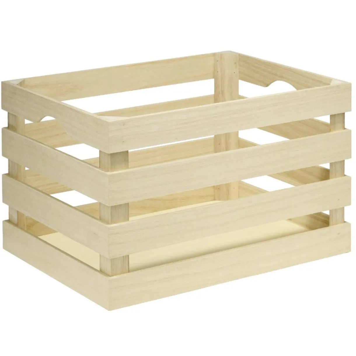 Cagette en bois 38x28xH23cm < Gifi Clearance