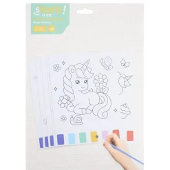 Cahier de coloriage 24 pages avec peinture à l'eau (2 modèles) < Gifi Hot