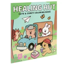 Cahier de coloriage 24 pages papier enfant multicolore 20,5x20,5cm