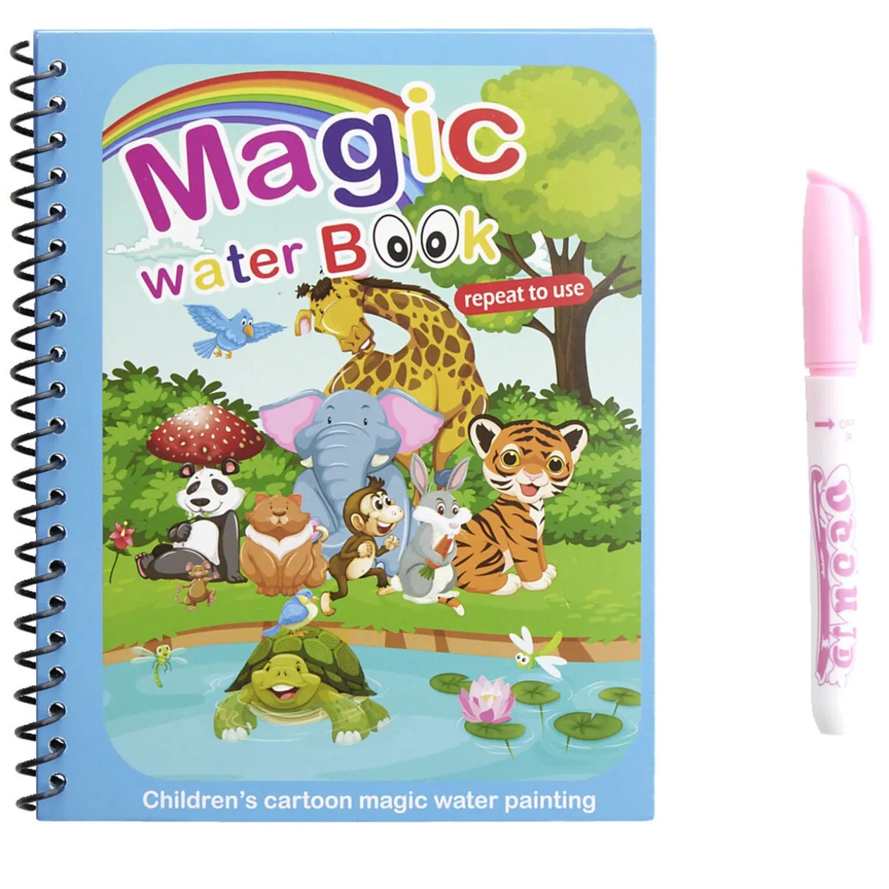 Cahier de dessin magique réutilisable avec stylo