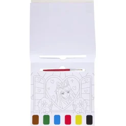 Cahier de peinture à l'eau - 6 couleurs et 1 pinceau < Gifi Hot
