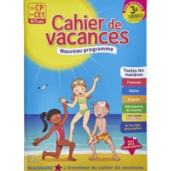 Cahier de vacances enfant