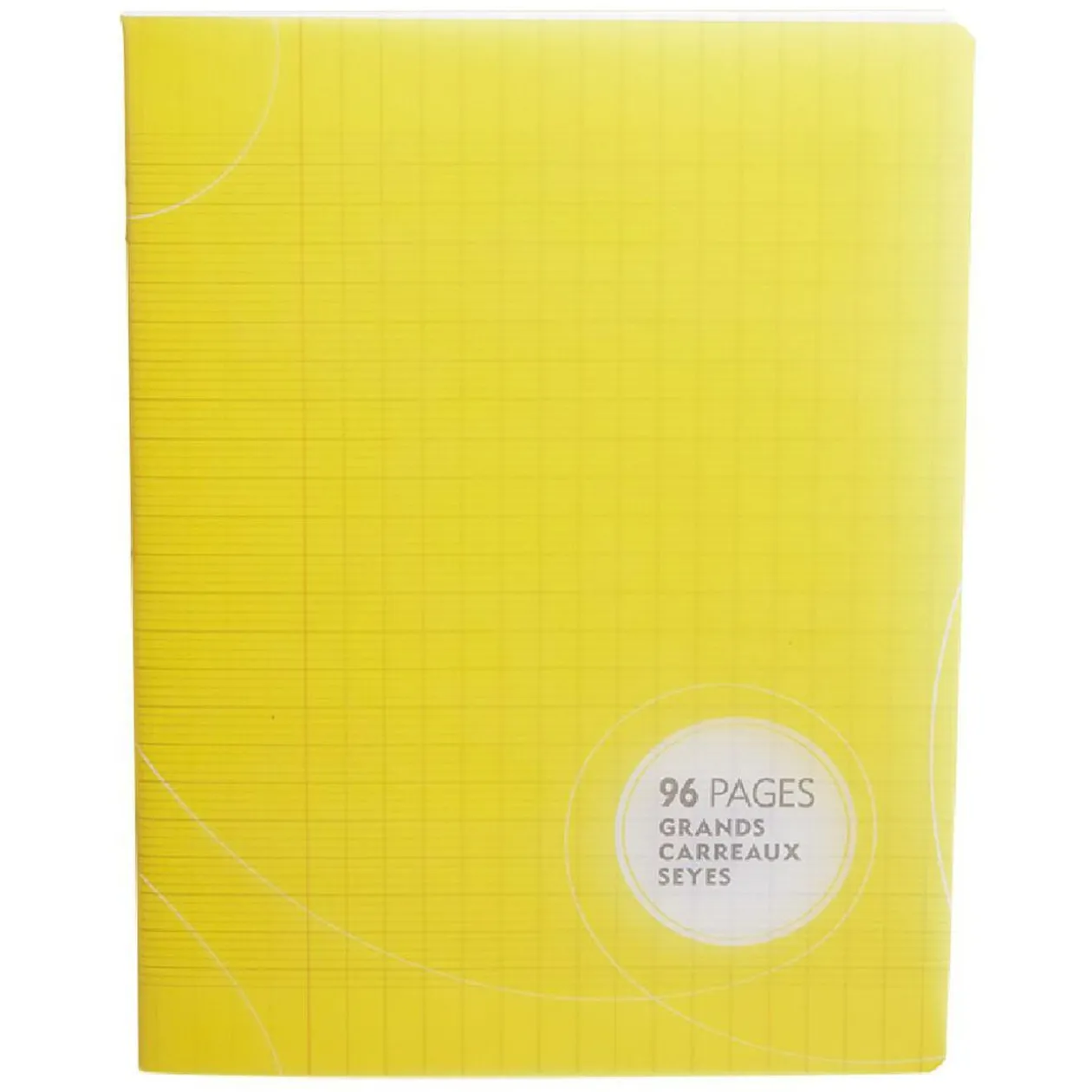 Cahier grands carreaux couverture rigide 96 pages 17x22cm x5