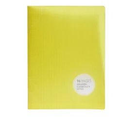 Cahier 96 pages seyès grands carreaux 24x32cm - 6 coloris < Gifi New