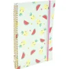 Cahier à spirale avec élastique latéral format A4 184 pages