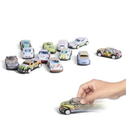 Caisse de rangement avec 20 voitures et 1 tapis de jeu