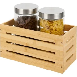 Caisse de rangement bambou pliable 31x15xH15cm < Gifi Online
