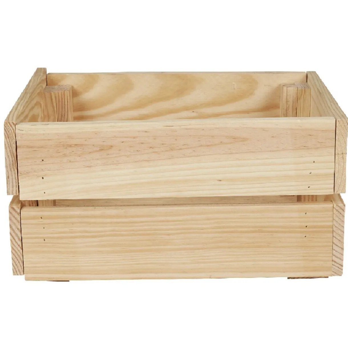 Caisse en bois pin massif à monter soi-même petit modèle < Gifi Sale