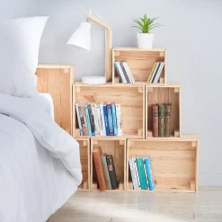 Caisse en bois pin massif à monter soi-même petit modèle < Gifi Sale