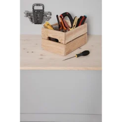 Caisse en bois pin massif à monter soi-même petit modèle < Gifi Sale