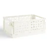 Caisse pliable beige pastel 9,1L- 33x23xH14cm