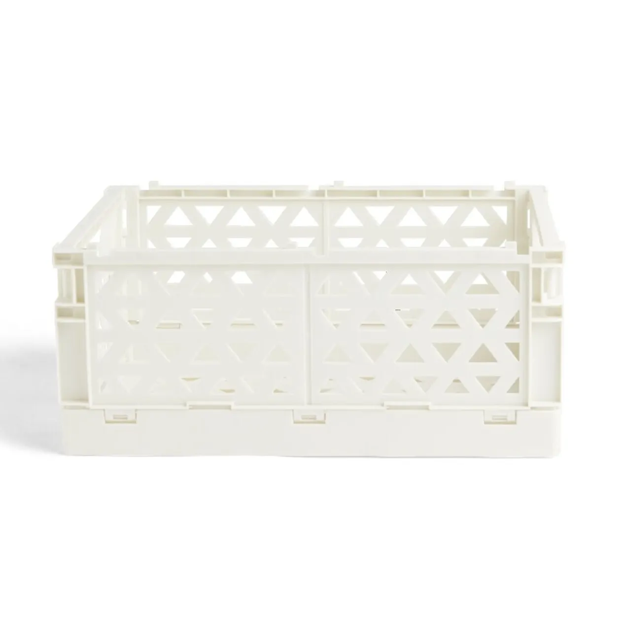 Caisse pliable beige pastel 9,1L- 33x23xH14cm