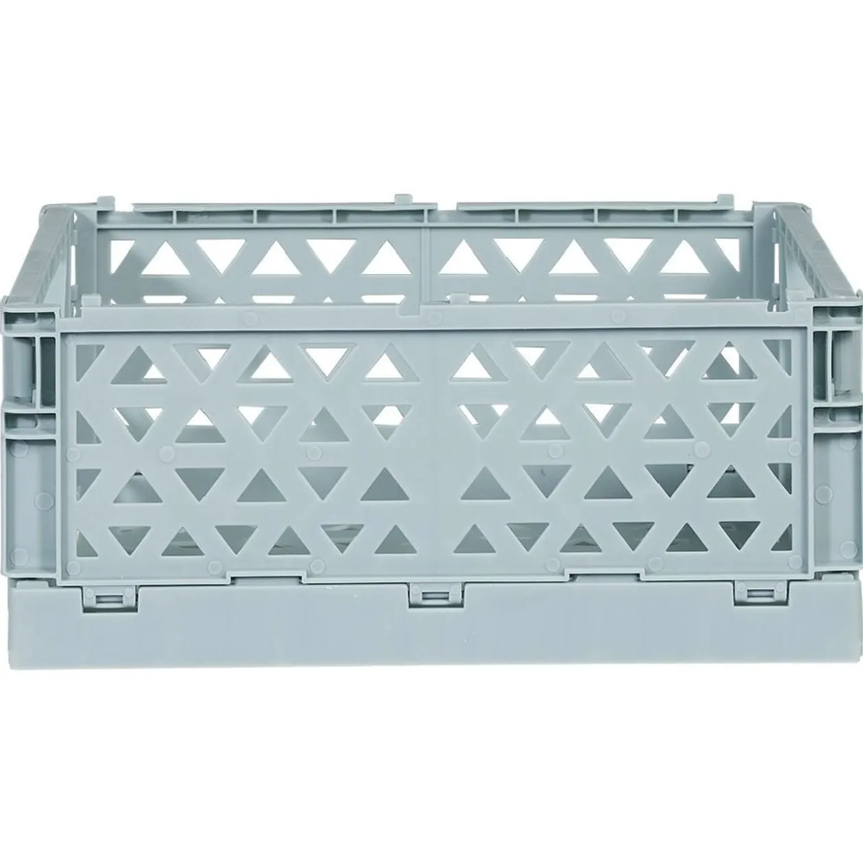Caisse pliable polypropylène 24x17x10cm bleu
