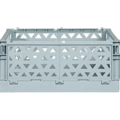 Caisse pliable polypropylène 33x23,3x14,2cm bleu