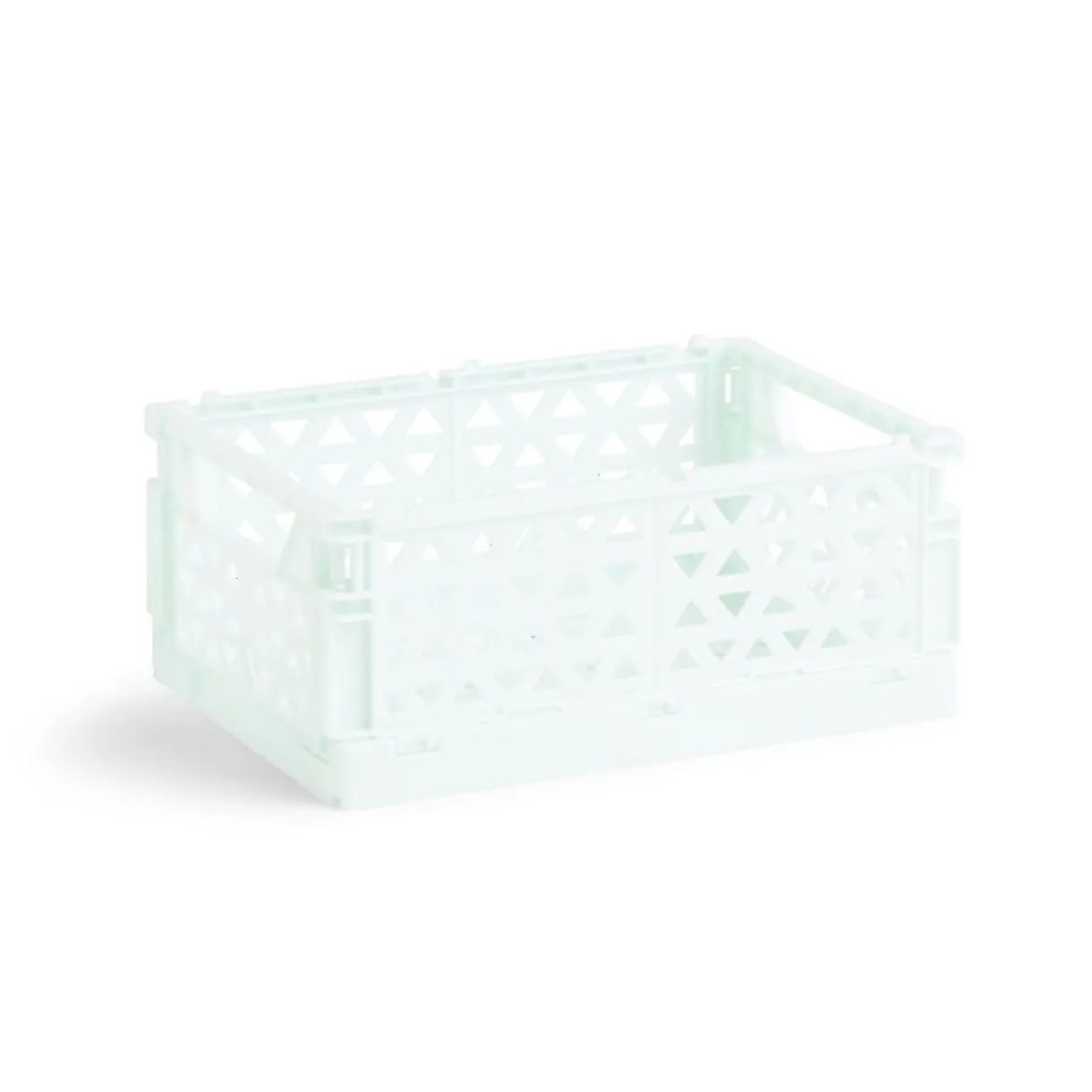 Caisse pliable polypropylène 17x12x7.5cm vert pastel < Gifi Hot