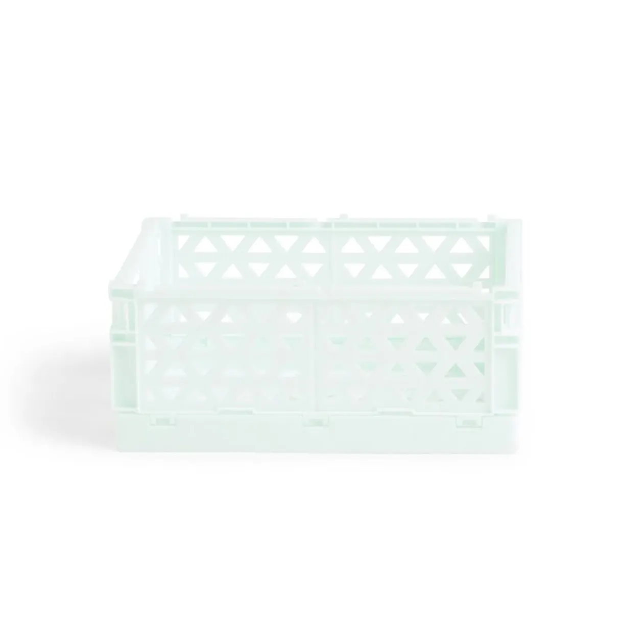 Caisse pliable polypropylène 17x12x7.5cm vert pastel < Gifi Hot