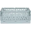 Caisse pliable polypropylène 17x12x7.5cm bleu < Gifi Sale