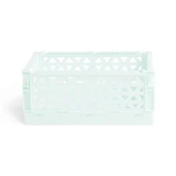 Caisse pliable vert pastel 3,4L - 24x17xH10cm < Gifi Online