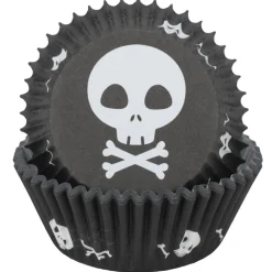 Caissette à muffin Halloween x150 papier décoré orange et noir < Gifi Clearance