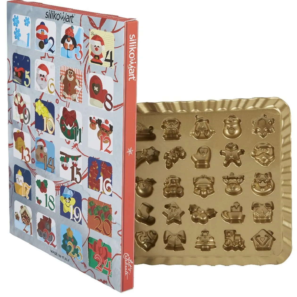 Calendrier de l'avent et moule à chocolat Noël