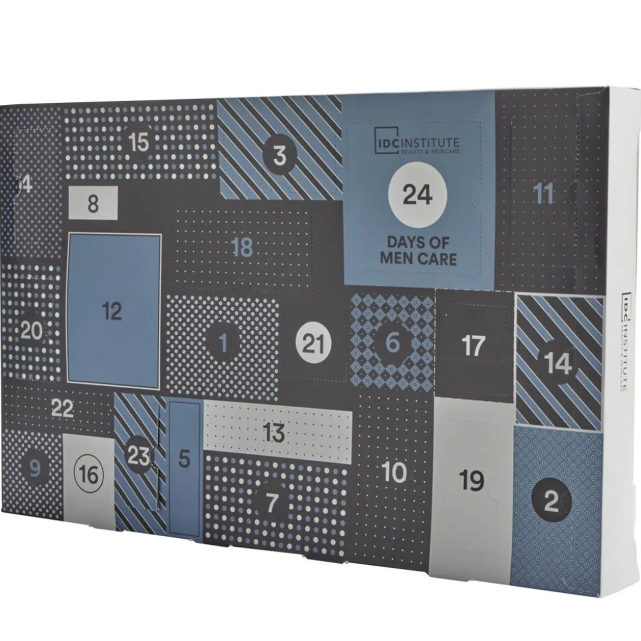 Calendrier de l'avent homme produits de beauté 24 cases IDC Institute