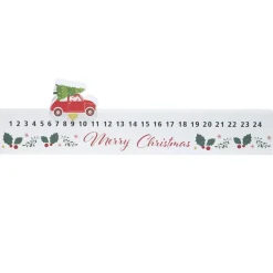 Calendrier de l'Avent voiture 40x11cm